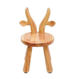 Kids Animal wooden chair - Cow Horn