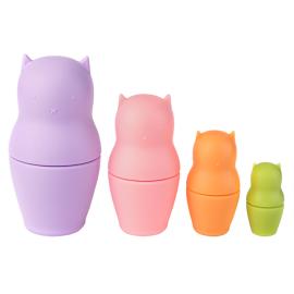 Cat Doll Silicone Stacker 8 pcs set